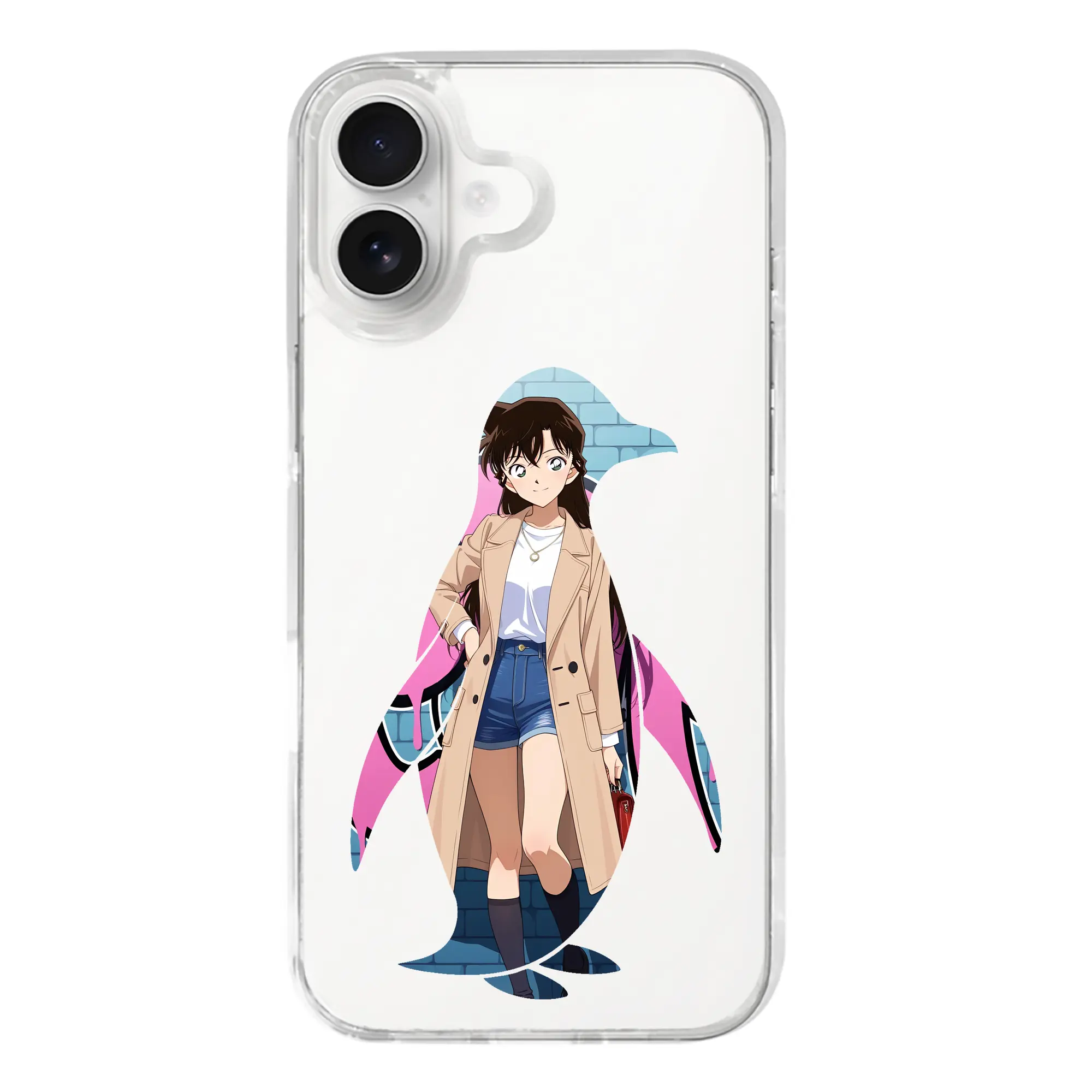 名探偵コナン グッズ 毛利 蘭 - iPhone 17シリーズ 透明スマホケース – 薄型・耐衝撃・精密フィット保護カバー